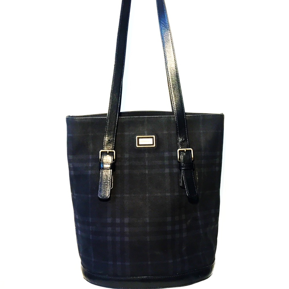 Burberry London black novacheck shoulder bag